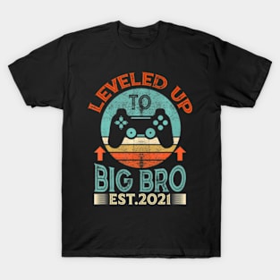 Promoted To Big Brother Leveled Up To Big T-Shirt